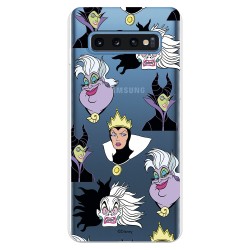 Funda para Samsung Galaxy S10 Oficial de Disney Villanas Patrón - Villanas Disney