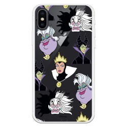 Funda para iPhone X Oficial de Disney Villanas Patrón - Villanas Disney