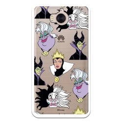 Funda para Huawei Y5 2017 Oficial de Disney Villanas Patrón - Villanas Disney