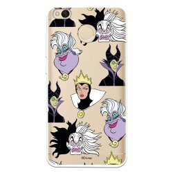 Funda para Xiaomi Redmi 4X Oficial de Disney Villanas Patrón - Villanas Disney