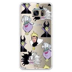 Funda para Samsung Galaxy S7 Edge Oficial de Disney Villanas Patrón - Villanas Disney