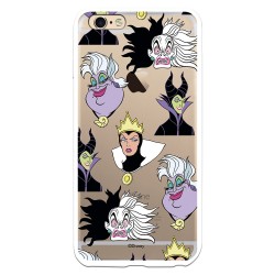 Funda para iPhone 6 Plus Oficial de Disney Villanas Patrón - Villanas Disney