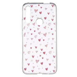 Funda Dibujo Corazones para Honor 9X