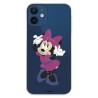 Funda para iPhone 12 Mini Oficial de Disney Minnie Rosa - Clásicos Disney