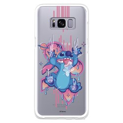 Funda para Samsung Galaxy S8 Oficial de Disney Stitch Graffiti - Lilo & Stitch