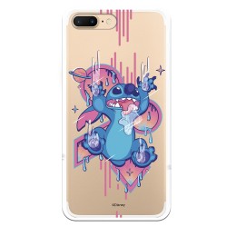 Funda para iPhone 7 Plus Oficial de Disney Stitch Graffiti - Lilo & Stitch