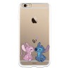 Funda para iPhone 6 Plus Oficial de Disney Angel & Stitch Beso - Lilo & Stitch