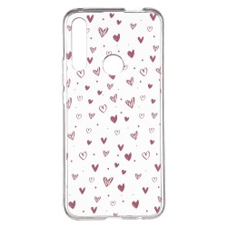 Funda Dibujo Corazones para Honor 9x