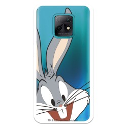 Funda para Xiaomi Redmi 10X 5G Oficial de Warner Bros Bugs Bunny Silueta Transparente - Looney Tunes