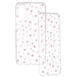 Funda Dibujo Corazones para Huawei P Smart 2020