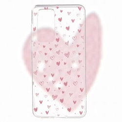 Funda Dibujo Corazones para Huawei P40