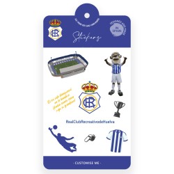 Stickers del Real Club Recreativo de Huelva - Personaliza tus Dispositivos