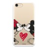 Funda para iPhone SE Oficial de Disney Mickey y Minnie Beso - Clásicos Disney