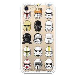 Funda para iPhone SE  Oficial de Star Wars Patrón Cascos - Star Wars