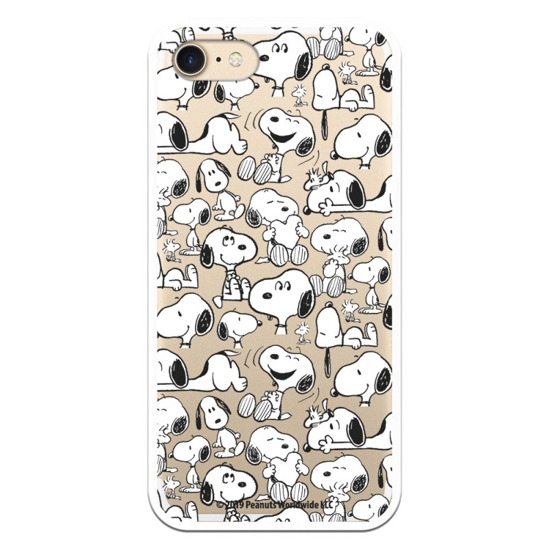 Funda para iPhone SE  Oficial de Peanuts Snoopy siluetas - Snoopy