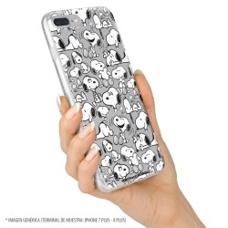 Funda para iPhone SE  Oficial de Peanuts Snoopy siluetas - Snoopy