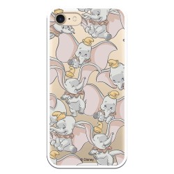 Funda Oficial Disney Dumbo Patrón Clear para iPhone SE