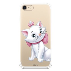 Funda Oficial Disney Marie Silueta transparente para iPhone SE - Los Aristogatos