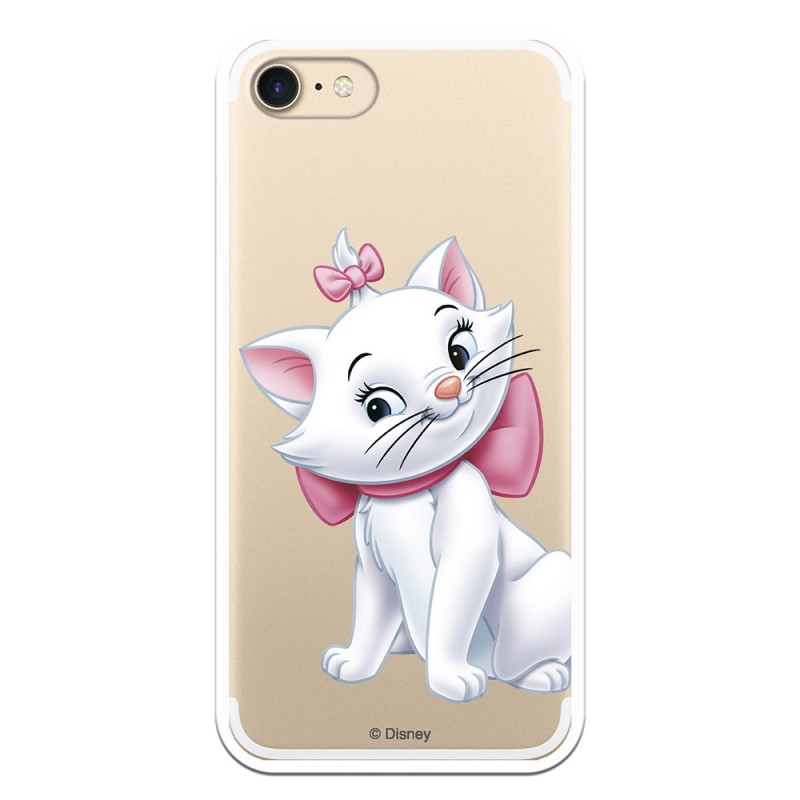 Funda Oficial Disney Marie Silueta transparente para iPhone SE - Los Aristogatos