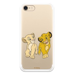 Funda para iPhone SE Oficial de Disney Simba y Nala Mirada Complice - El Rey León