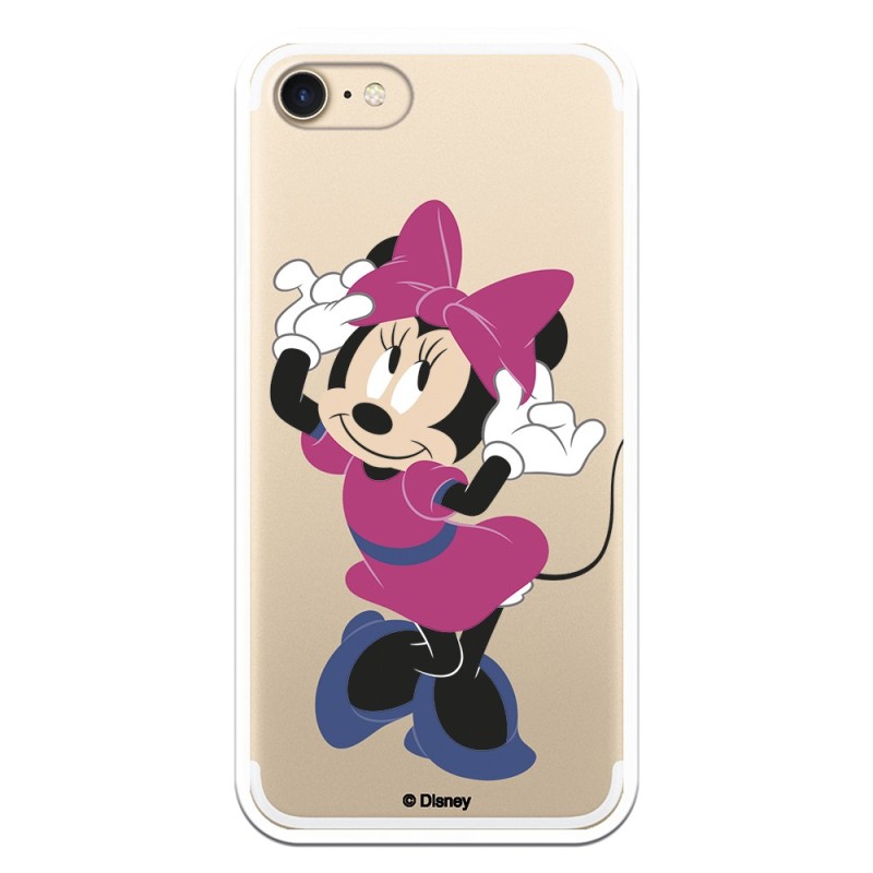 Funda para iPhone SE Oficial de Disney Minnie Rosa - Clásicos Disney