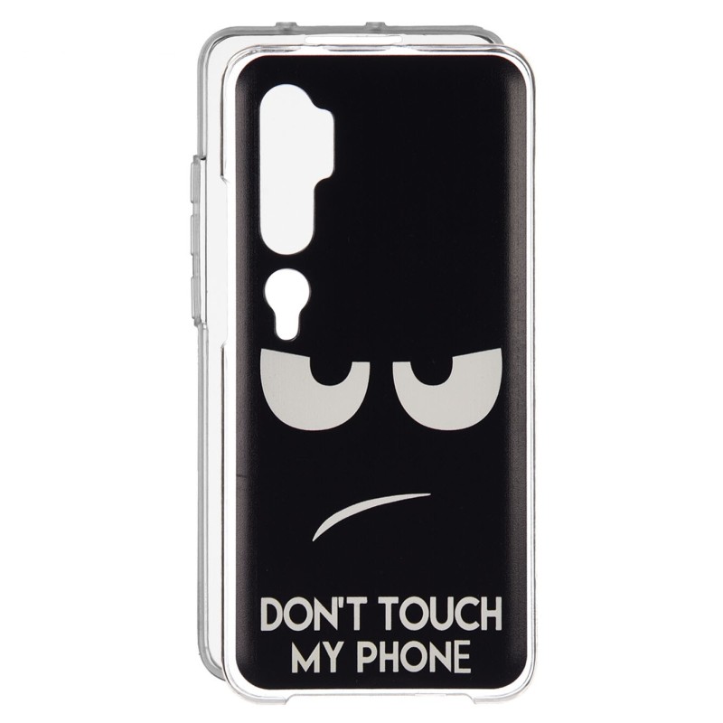 Funda Dibujo Don't Touch My Phone para Xiaomi Mi Note 10