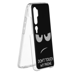 Funda Dibujo Don't Touch My Phone para Xiaomi Mi Note 10 Pro