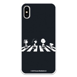 Funda para iPhone X Oficial de Peanuts Personajes Beatles - Snoopy