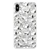 Funda para iPhone X Oficial de Peanuts Snoopy siluetas - Snoopy