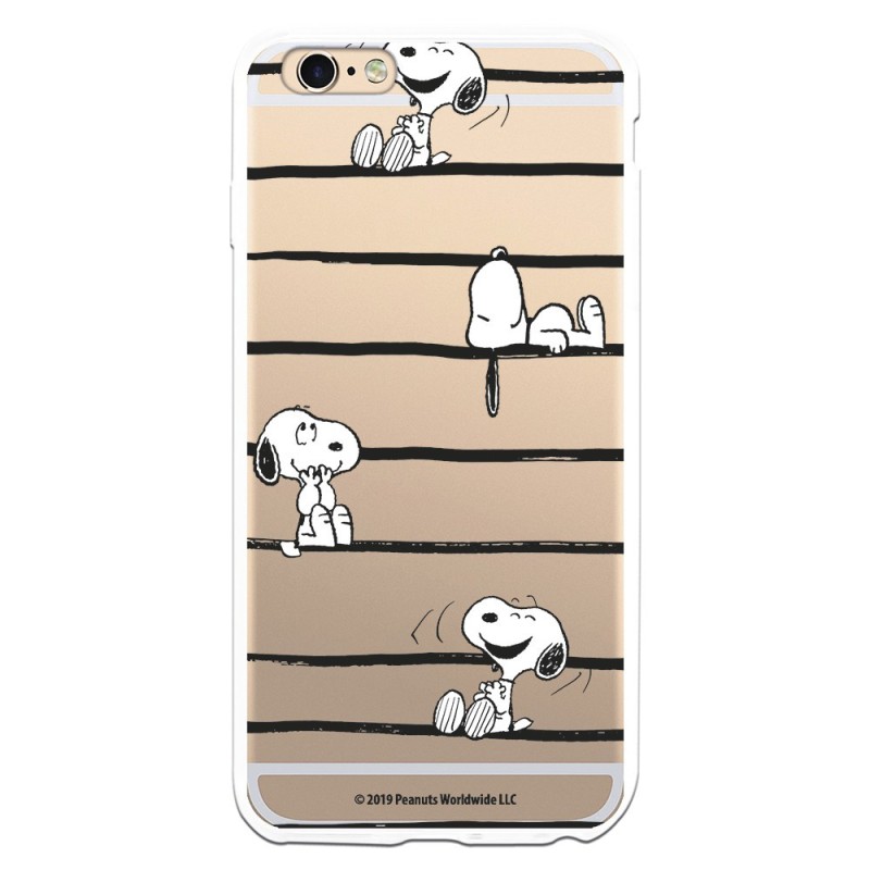 Funda para iPhone 6 Plus Oficial de Peanuts Snoopy rayas - Snoopy