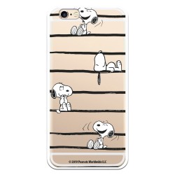 Funda para iPhone 6 Oficial de Peanuts Snoopy rayas - Snoopy