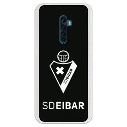 Funda para Oppo Reno2  del Eibar Escudo Fondo Negro - Licencia Oficial SD Eibar