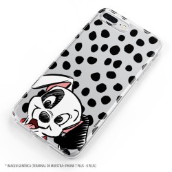 Funda para Samsung Galaxy A40 Oficial de Disney Cachorro Manchas - 101 Dálmatas