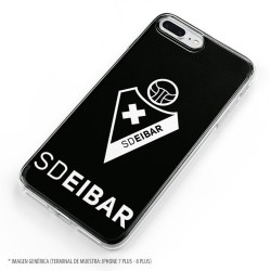 Funda para Xiaomi Mi 9T del Eibar Escudo Fondo Negro - Licencia Oficial SD Eibar