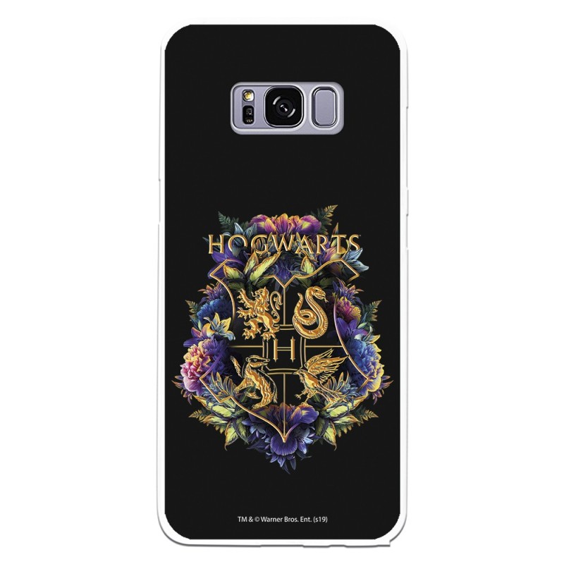 Funda para Samsung Galaxy S8 Oficial de Harry Potter Hogwarts Floral - Harry Potter