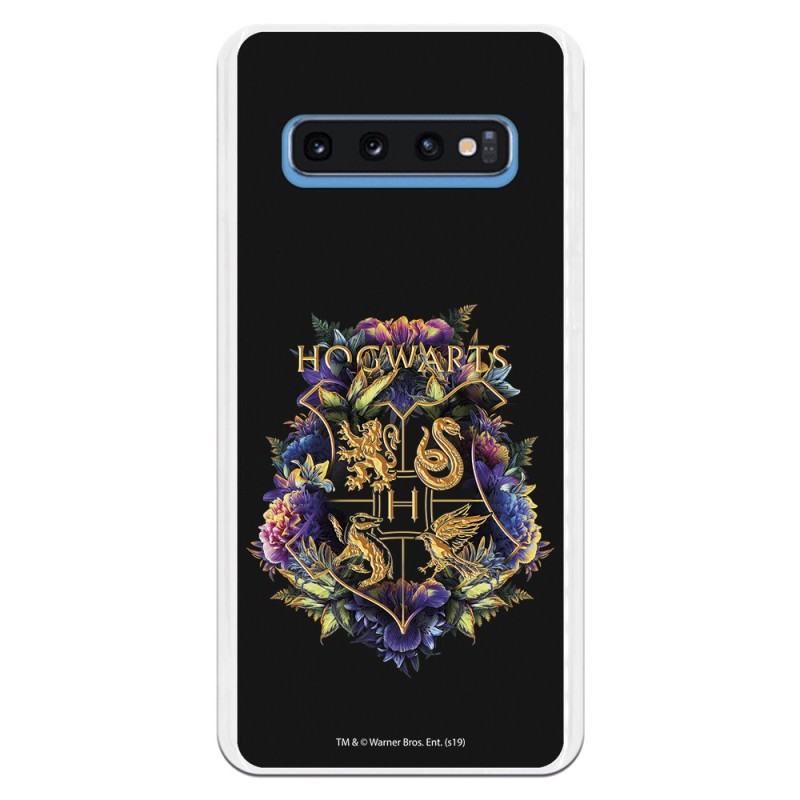 Funda para Samsung Galaxy S10 Oficial de Harry Potter Hogwarts Floral - Harry Potter