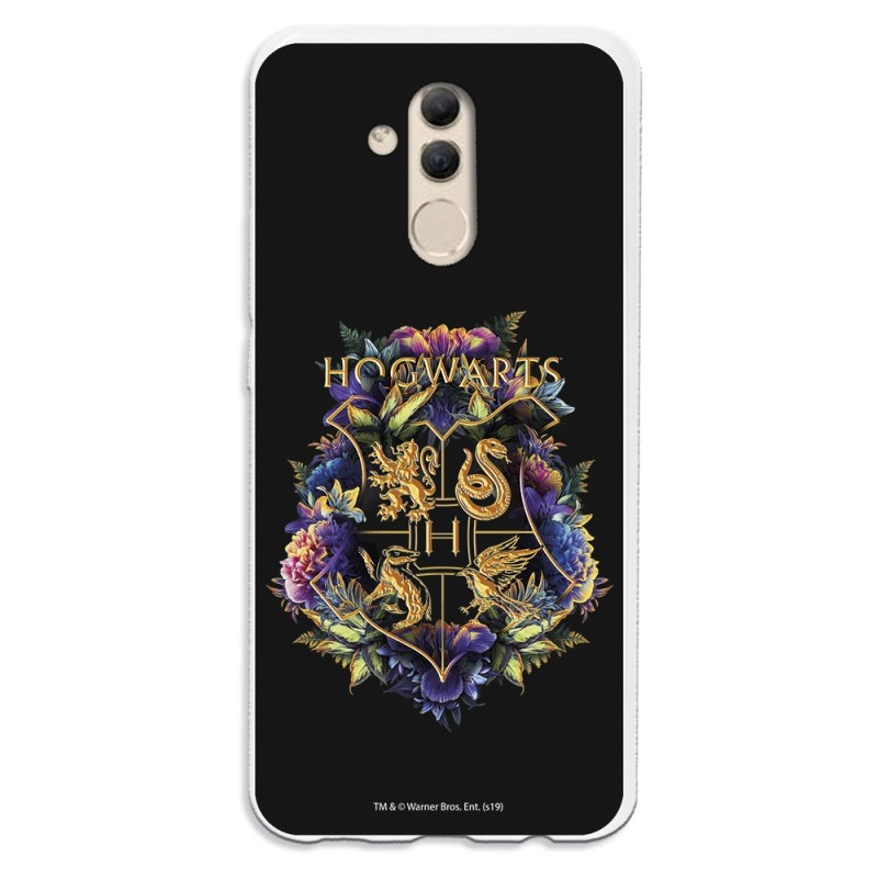 Funda para Huawei Mate 20 Lite Oficial de Harry Potter Hogwarts Floral - Harry Potter