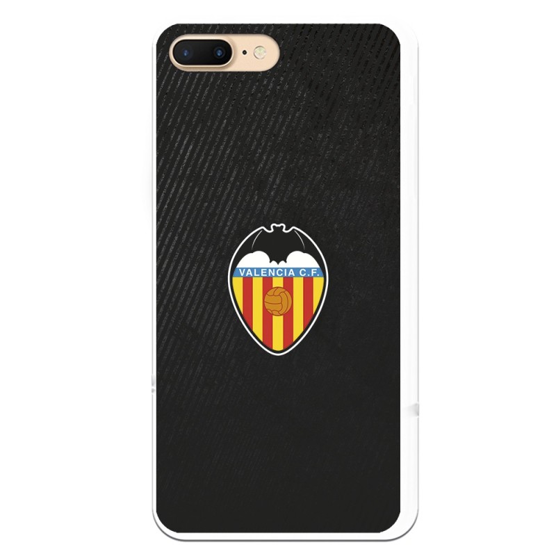 Funda para iPhone 8 Plus Oficial del Valencia CF Franjas Negras - Licencia Oficial del Valencia CF