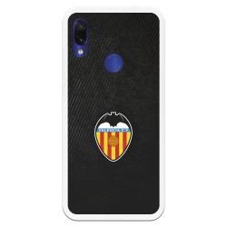 Funda para Xiaomi Redmi Note 7 del Valencia Franjas Negras - Licencia Oficial Valencia CF