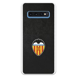 Funda para Samsung Galaxy S10 del Valencia Franjas Negras - Licencia Oficial Valencia CF