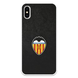 Funda para iPhone X del Valencia Franjas Negras - Licencia Oficial Valencia CF