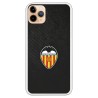 Funda para iPhone 11 Pro Max del Valencia Franjas Negras - Licencia Oficial Valencia CF