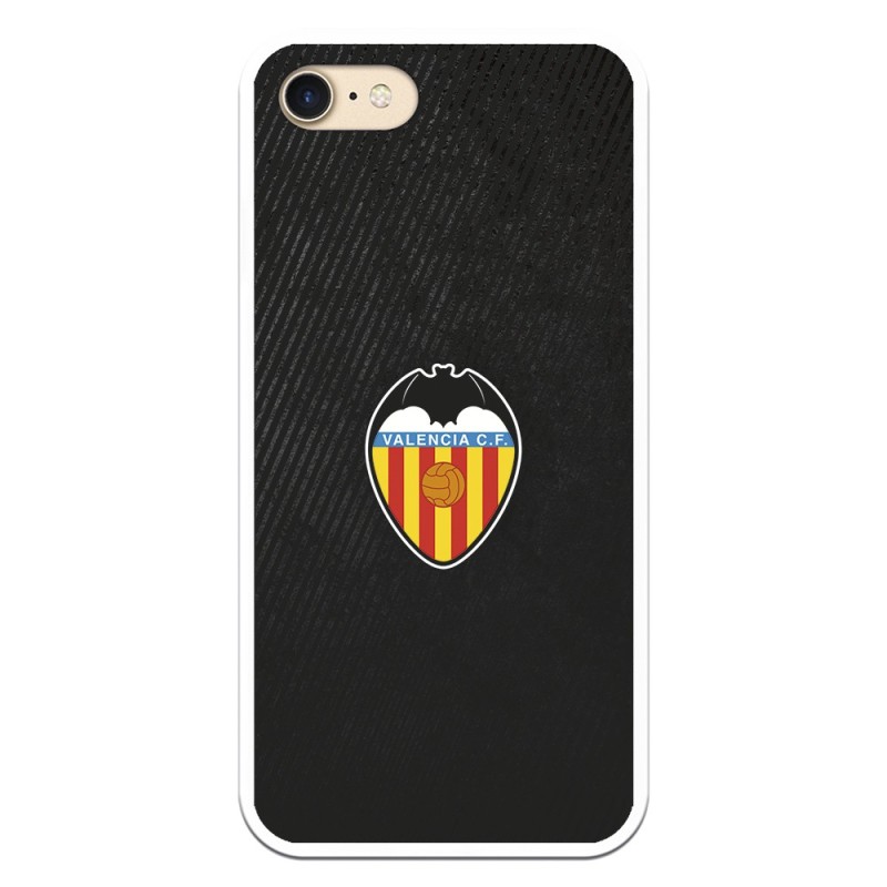 Funda para iPhone 7 del Valencia Franjas Negras - Licencia Oficial Valencia CF