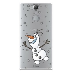 Funda para Sony Xperia XA2 Oficial de Disney Olaf Transparente - Frozen