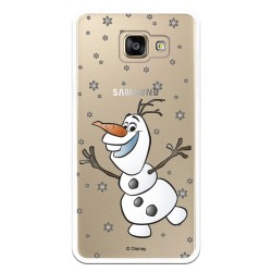 Funda para Samsung Galaxy A5 2016 Oficial de Disney Olaf Transparente - Frozen