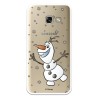 Funda para Samsung Galaxy A3 2017 Oficial de Disney Olaf Transparente - Frozen