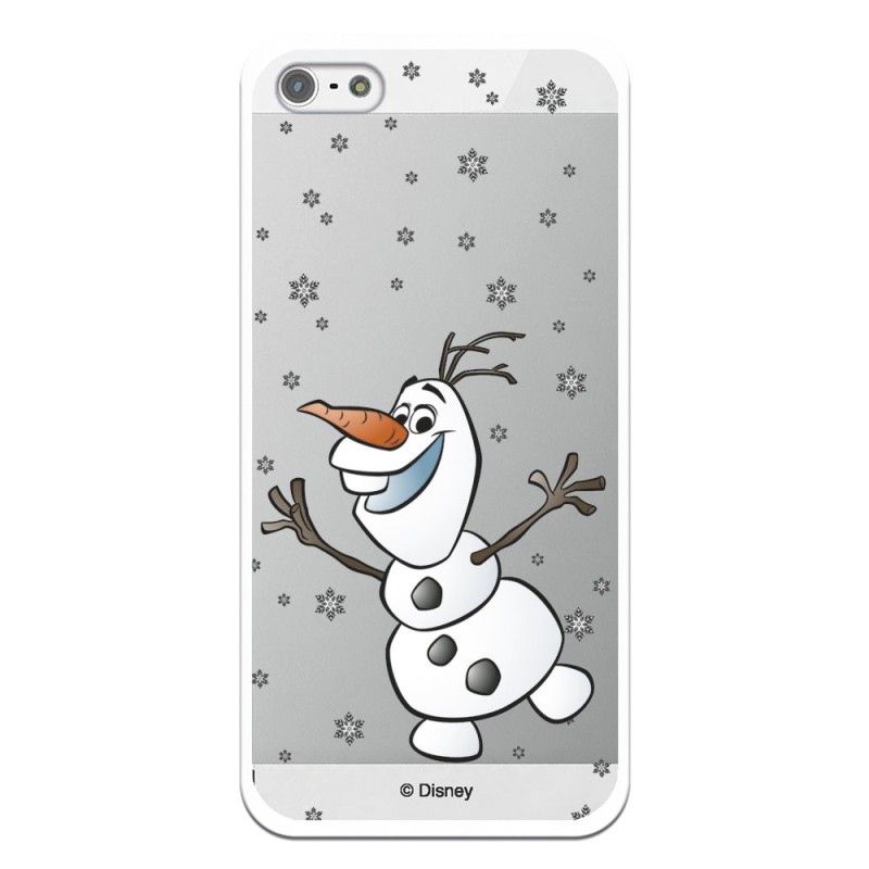 Funda para iPhone 5 Oficial de Disney Olaf Transparente - Frozen