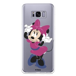 Funda para Samsung Galaxy S8 Oficial de Disney Minnie Rosa - Clásicos Disney